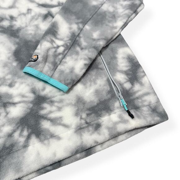 Chubbies Fleece Quarter Zip Tie Dye Pullover Men's Size Large New - Picture 3 of 8